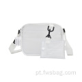 2022 Verão Clear PVC Crossbody Beach Bol